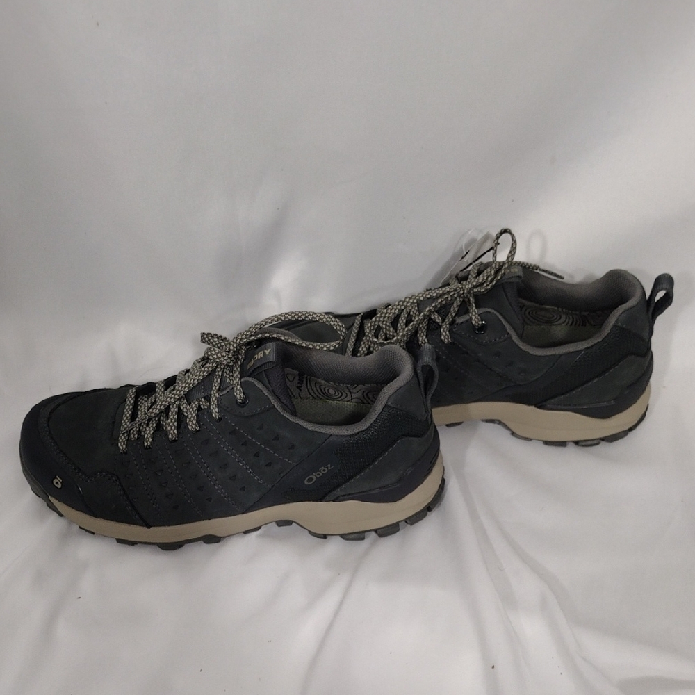 NWOB Oboz Lava Rock Sypes Low Leather B-dry Mens Shoe Size 7 Wide